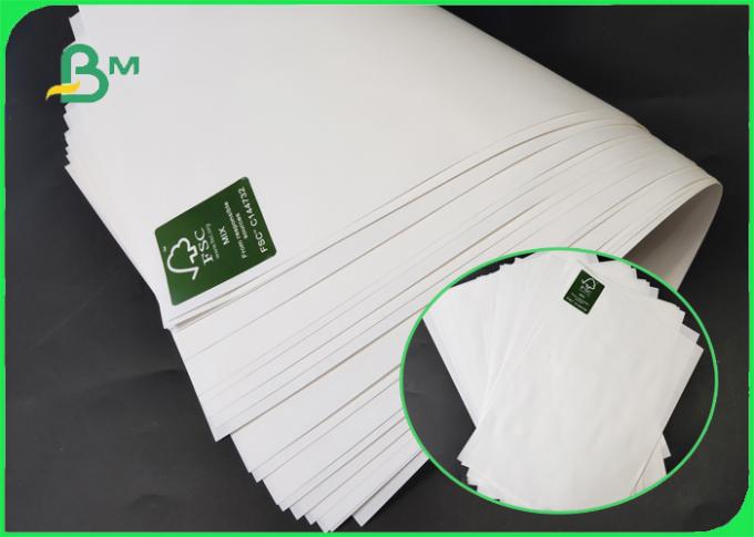 la cassaforte bianca della carta 100% del mestiere di 80gsm 90gsm può stampare in Rolls per la borsa della farina