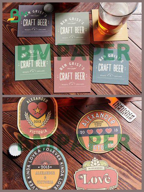 Alti sottobicchieri di Mat Board To Branded Drinks della birra di qualità di assorbimento
