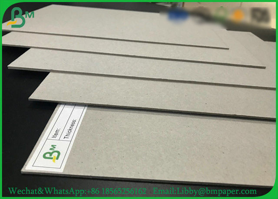 Straw Paper Board laminato 2mm 1250gsm Grey Chipboard In Sheets non rivestito