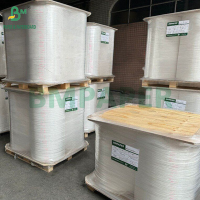 24 gm 28 gm Carta di avvolgimento di paglia bianca 27 mm x 5000 mm Buona resistenza alla trazione