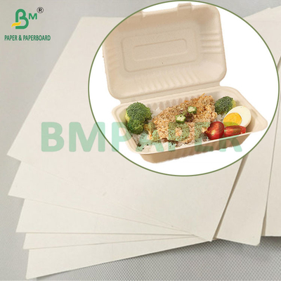 Biodegradabile 100 gm - 400 gm Rollo di carta a base di polpa di canna da zucchero naturale