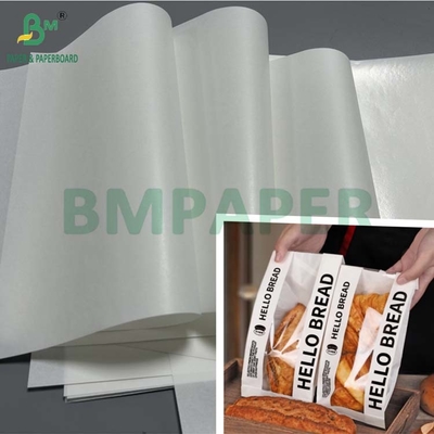 11 x 14" 45g 50g rivestito da 1 lato MG carta kraft bianca per pacchetti di pane