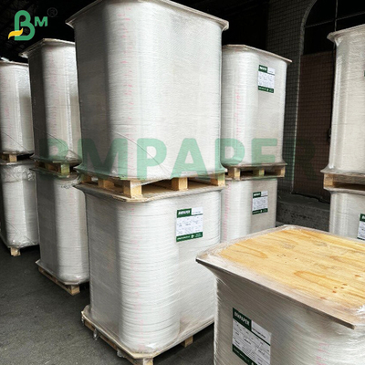 28 grammi di carta bianca di avvolgimento di cannucce 38 mm / 44 mm per cannucce da ristorante avvolte individualmente