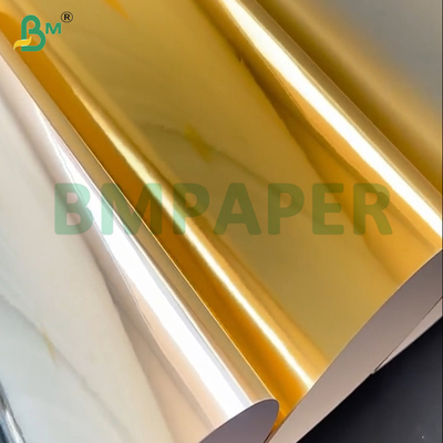 Carta di cartone in oro metallico 250 gm 92 lb Superficie di finitura speculare
