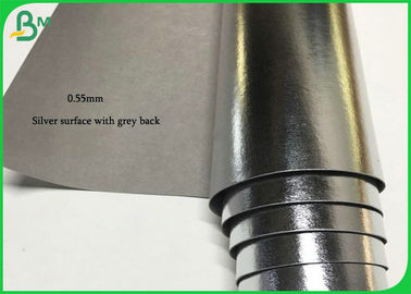 carta kraft lavabile Untearable del tessuto di superficie d'argento spesso 0.7mm di 0.55mm in rotolo