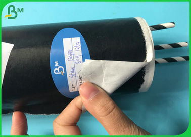 Rotolo approvato dalla FDA stampato amichevole eco- di carta kraft della cannuccia di 60g 120g