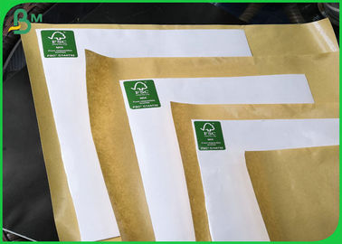 Impermeabile PE 100gsm + 10gsm un Brown ricoperto lato o rotolo bianco della carta del commestibile per i pacchetti degli alimenti a rapida preparazione
