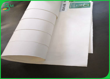 Lubrifichi resistente PE 100gsm + 10gsm una carta kraft bianca patinata lato Del commestibile per lo spostamento dell'alimento