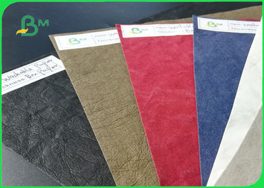 La carta kraft Lavabile feiendly della polpa eco- della fibra tessile naturale Colorfol per DIY continua le borse