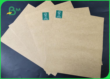 SGS della carta della fodera di Kraft della polpa riciclato colore di Brown approvato in strati o Rolls