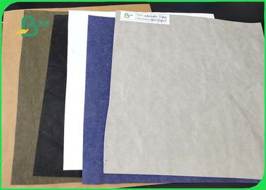 30 carta kraft Lavabile della polpa del tessuto di larghezza di colori 150CM per le borse e l'imballaggio di DIY