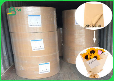 La carta impermeabile e anti- di colore puro dell'olio di Brown Kraft della fodera per DIY fiorisce l'imballaggio