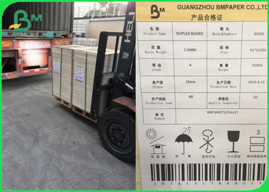 Tavola duplex rivestita di bianco 300GSM Superficie liscia per imballaggi di sapone
