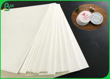 Buona carta assorbente bianca 1.8mm di assorbimento di acqua 1.4mm 1.6mm per il bordo del sottobicchiere