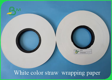 carta da imballaggio FDA della paglia bianca di colore 28GSM &amp; larghezze 22mm/25mm/28mm del FSC
