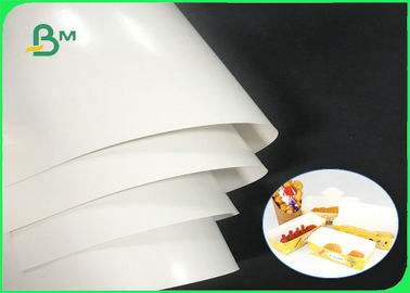 Lubrifichi resistente &amp; impermeabile carta patinata del PE 14PT + 15g per i contenitori di patate fritte