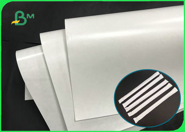 Carta kraft bianca del commestibile 25gsm + polietilene 10gsm per la paglia della carta da imballaggio