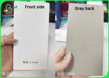 Lo strato laminato bianco si imbarca sulla parte posteriore 2.0mm di Grey per la scatola d'imballaggio