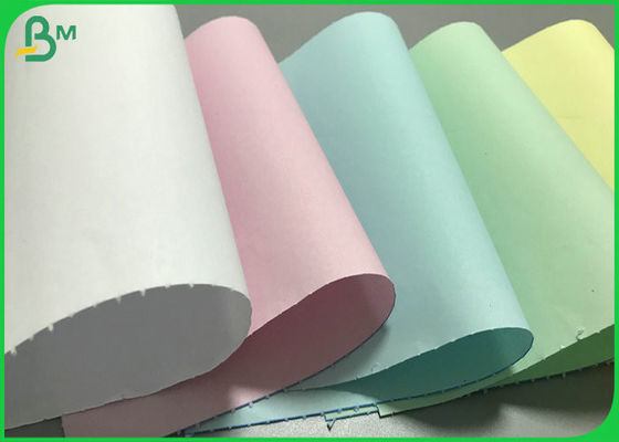 Rotolo della carta da stampa 50gsm/55gsm della carta copiativa senza carbonio dell'ncr di colore multiplo