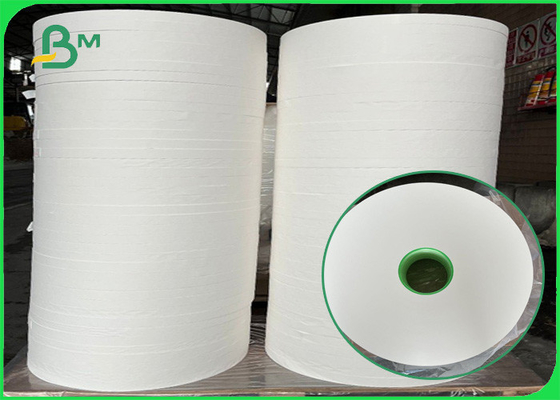 28gram biodegradabile Straw Wrapping Paper bianco 26mm/35mm * 5000m Rolls