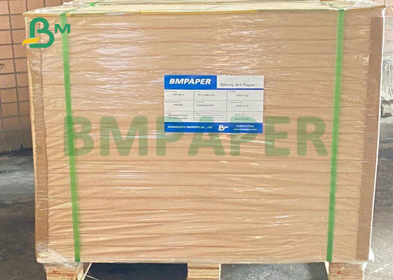 Lucentezza bianca di superficie regolare Art Paper della pasta di cellulosa 150gsm 170gsm C2S