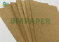 pasta di cellulosa pura della carta di carta kraft dell'alimento 350gsm per l'imballaggio della scatola del pasto