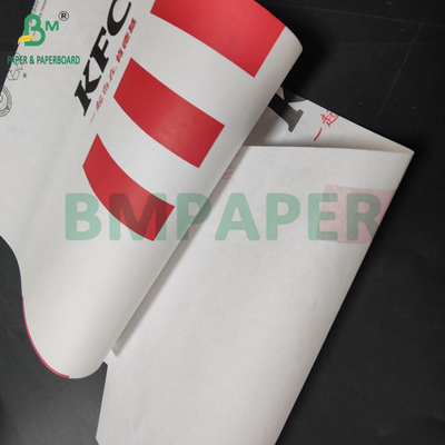 38 gm Carta a prova di grasso a colori stampata per avvolgere i kebab