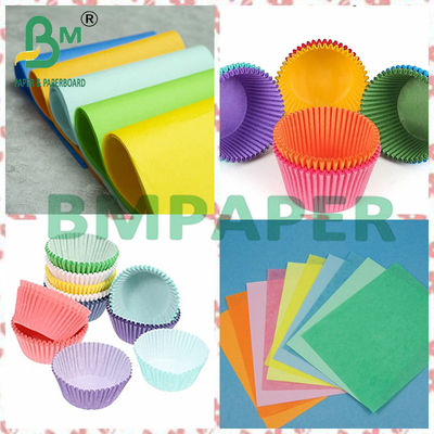 508mm 600mm Greaseproof Colored Baking Cups Liners Paper per muffin cupcake