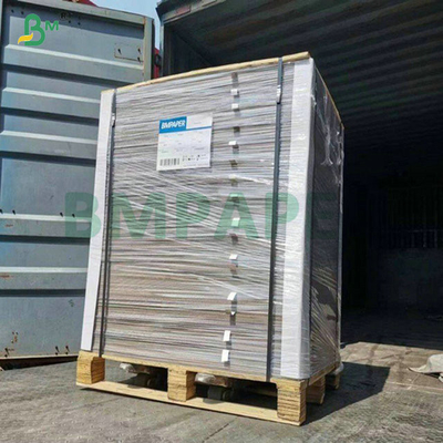 1.2mm 1.5mm 2 lati rivestiti di cartone bianco stratificato per scatole di imballaggio cosmetico 70x100cm
