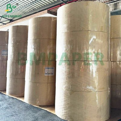 500 mm di alta resistenza 70 90 GSM marrone carta kraft pura Rollo di pacchetto