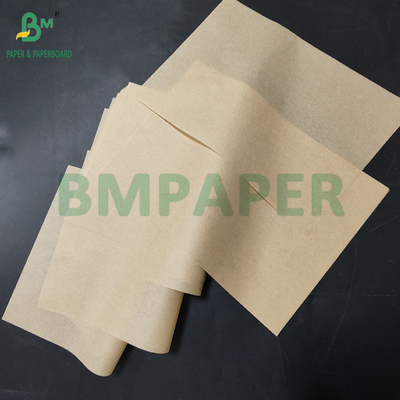 35 gm 40 gm carta da imballaggio per panini a prova di grasso marrone per cestini alimentari 700 mm