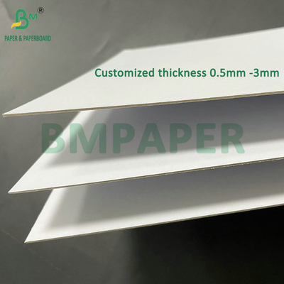 Forte rigidità 1 mm 1,5 mm Bianco superiore Bianco posteriore cartone rigido stratificato
