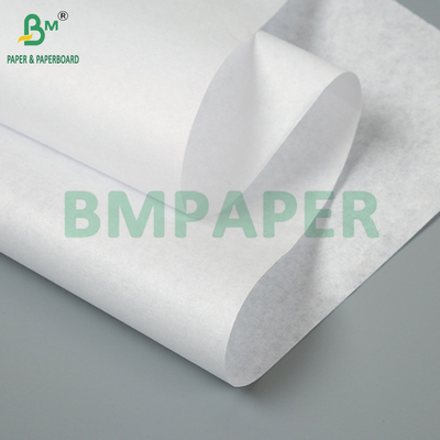 35GSM 40GSM MG Carta Kraft Bianca Per Sacchetti Fast Food 715mm Buona Durezza