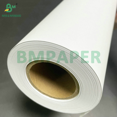 3 pollici Core CAD Bond Rolls 80gm White Inkjet Plotter Paper 24 pollici x 500 piedi