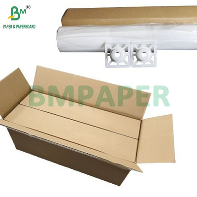 24 lb 36 lb HP rivestito matto di grande formato di carta da incollare per poster 42 "x 150"
