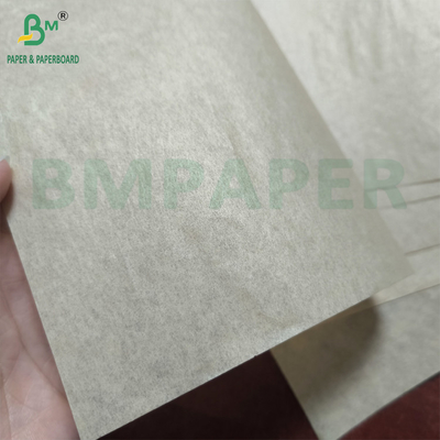 Carta di avvolgimento per panini di colore naturale marrone 40 gm 45 gm carta greaseproof