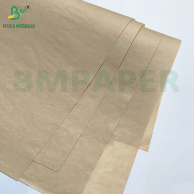Carta di avvolgimento per panini di colore naturale marrone 40 gm 45 gm carta greaseproof