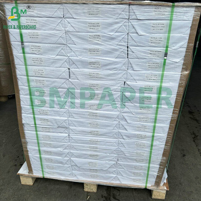 60# Finitura lucida Carta C1S rivestita su un lato Carta da stampa con etichetta bianca