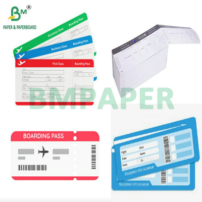 175g 18,8cm x 8,3cm Pass d'imbarco in bianco termico biglietti aerei a basso costo personalizzati