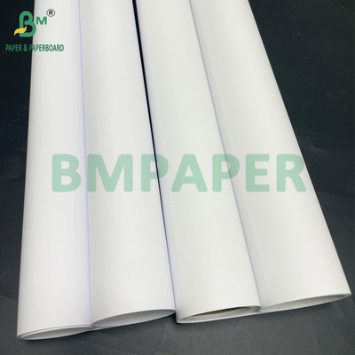 90 gm 105 gm Rollo di carta rivestita 24 &quot;x 150&quot; per il produttore di poster a colori per interni