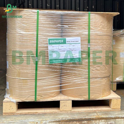 40 GSM Rulli di carta bianca cerata cerata su entrambi i lati resistente al grasso