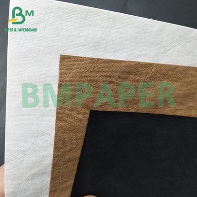 0.35mm, 0.55mm Carta di tessuto kraft bianca nera lavata per la fabbricazione di sacchetti