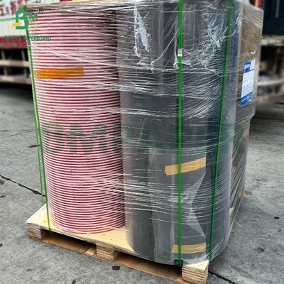 60g di carta di paglia strisce rosse tutto nero colore carta a rotolo 600mm 620mm