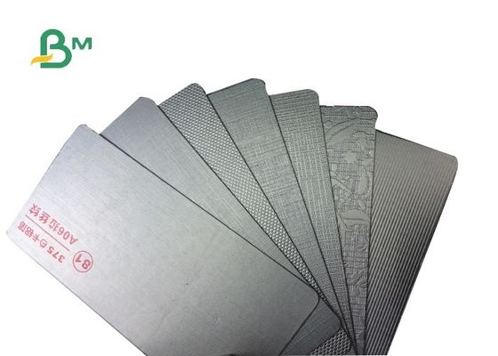 Il rosso di vino ha laminato l'argento granuloso metallizzato/oro del cartone