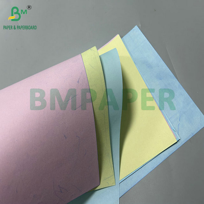 50 grammi 55 grammi Blu Giallo Colore NCR Carta di fattura senza carbonio Con 640 x 900 mm
