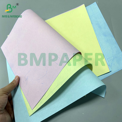 50 grammi 55 grammi Blu Giallo Colore NCR Carta di fattura senza carbonio Con 640 x 900 mm