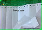 Etichette di biglietti in tessuto di matrice, buco perforato di carta, rinforzato sul retro con nastro adesivo