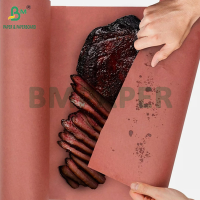 60 grammi di carta da barbecue rosa non cerata per macellai per carne da fumo 18' x 175 piedi