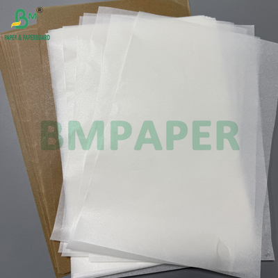 40 g carta da forno rivestita in silicone rotoli di fogli di carta bianco marrone colore