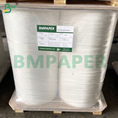 60/120 gsm Pulpa di legno stampabile Rulli di carta di paglia ad alta rigidità